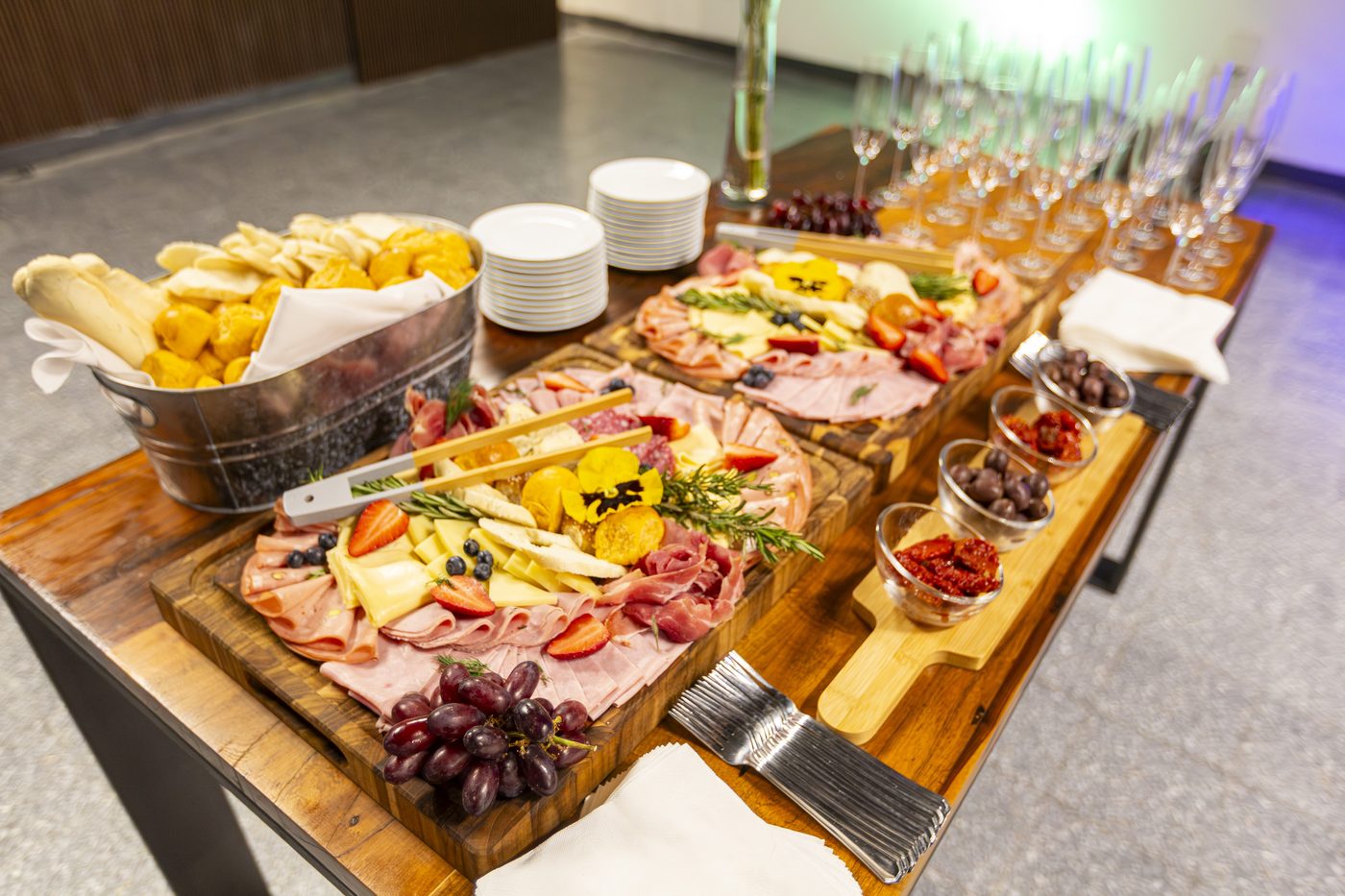 La picada de la recepción